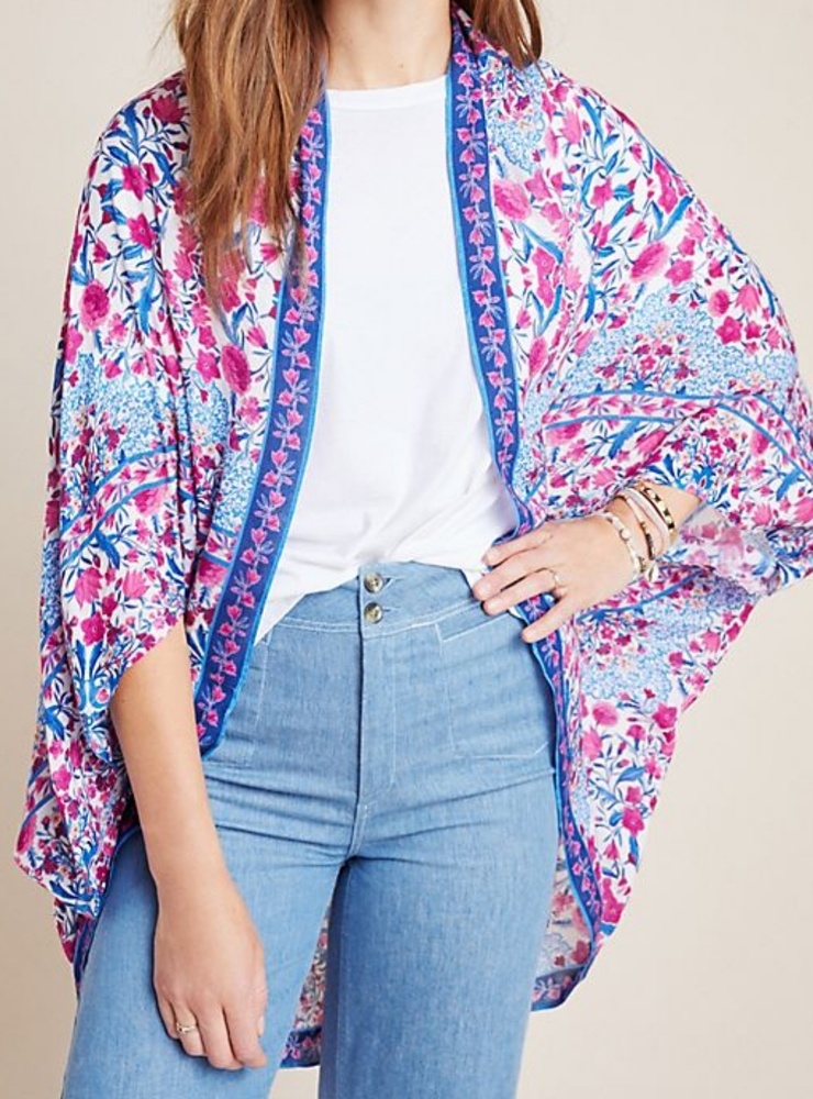 ANTROPOLOGIE KACHEL AMALIA COCOON KIMONO - Picture 5 of 6